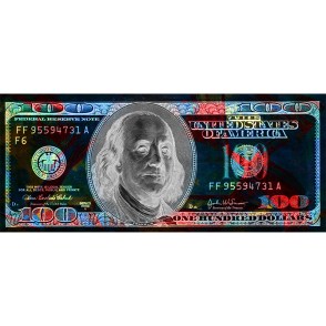100 dollar bill 65 x 160