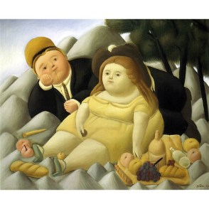 Botero Picnic in the Mountains 1966